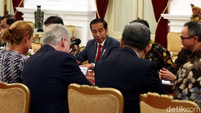 Jokowi Bahas Peluang Kerja Sama Ekonomi dengan Delegasi Uni Eropa