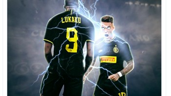 Melawan Slavia Praha, Lukaku menyumbang satu gol dan dua assist. Dua golnya yang lain tidak disahkan. Sedangkan rekannya sesama penyerang, Lautaro Martinez, menyarangkan dua gol buat Inter Milan. Foto: Twitter