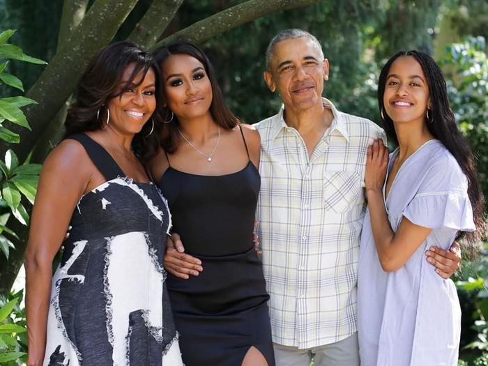 Foto Keluarga Barack Obama