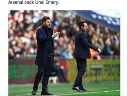 Meme Unai Emery Dipecat Arsenal Bikin Ozil Bahagia