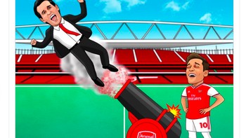 7 pertandingan tanpa kemenangan membuat manajemen Arsenal memecatnya. Foto: istimewa