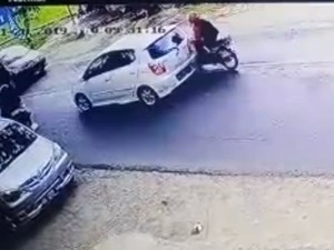 Jangan Ngebut di Jalan Bila Tak Ingin Seperti Pemotor Ini