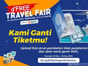 Punya Struk Tiket Liburan? Kami Ganti Tiketmu