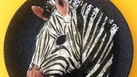 Persis zebra, makanan ini terbuat dari nasi, ikan tuna segar, serta nori. Cocok disajikan untuk si kecil! Foto: Instagram @demealprepper