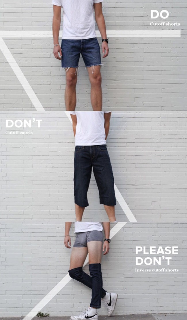 Pria memakai celana pendek sih boleh-boleh saja. Tapi kalau pakai celana 7/8 seperti ini gimana? Apalagi pakai celana yang justru hanya menutupi bagian lutut ke bawah. Wah, jadi terlihat kelewat seksi ya. Foto: jessicasaia