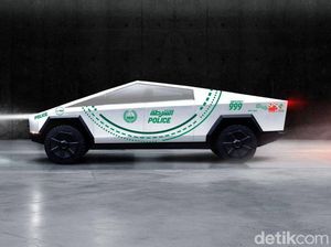 Dubai Langsung Jadikan Pikap Listrik Tesla Armada Polisinya