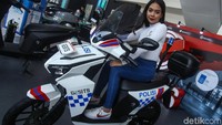 Motor polisi listrik dipamerkan di IIMS Motobike Expo 2019.