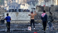 Otoritas Irak tidak merilis angka terbaru mengenai jumlah korban. Khalid Mohammed/AP Photo.
