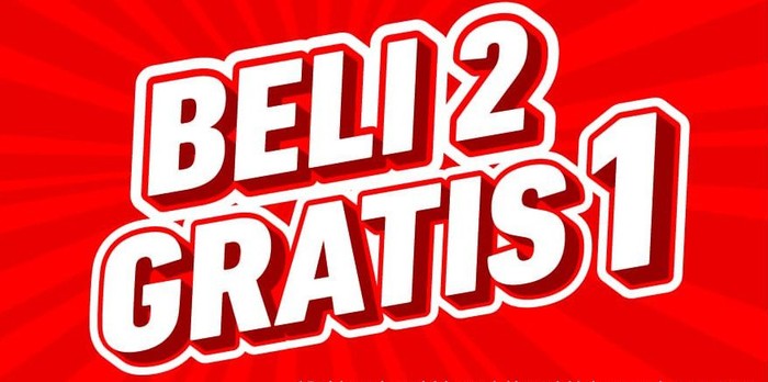 Fenomena Promo Beli 2 Gratis 1, Selamatkan Gaji Bulanan!