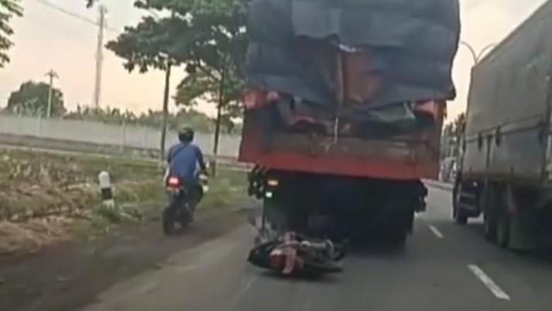 Viral Video Motor Terseret Truk di Pemalang, Bagaimana Kejadiannya?