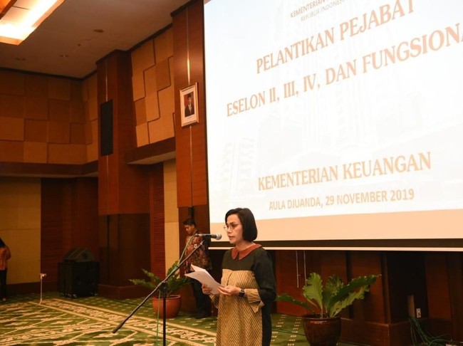Sri Mulyani Mulai Pangkas Jabatan Eselon III-IV