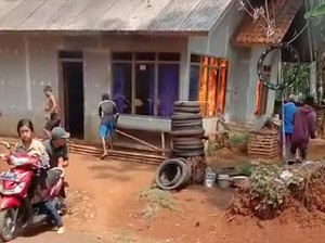 Rumah di Ciamis Terbakar Disambar Api Tungku Tambal Ban, 1 Luka