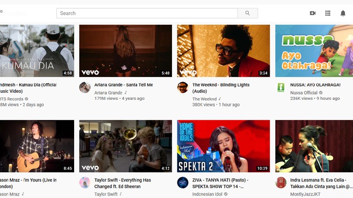 Tampilan baru YouTube yang lebih besar di PC, Foto: Ss YouTube Tampilan baru YouTube yang lebih besar di PC, Foto: Ss YouTube