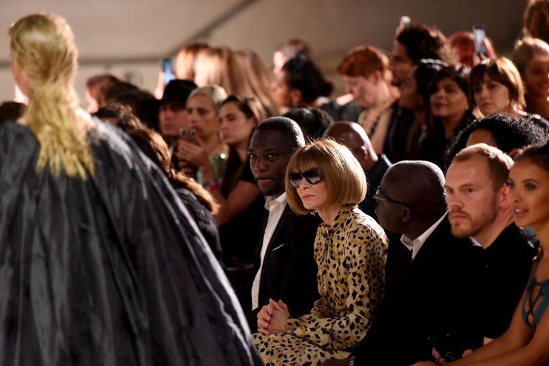 PARIS, FRANCE - SEPTEMBER 25: Anna Wintour attends the â€œTribute to the Karl Lagerfeld: The White Shirt Projectâ€ exhibition as part of Paris Fashion Week in Paris on September 25, 2019. (Photo by Anthony Ghnassia/Getty Images For Karl Lagerfeld)
