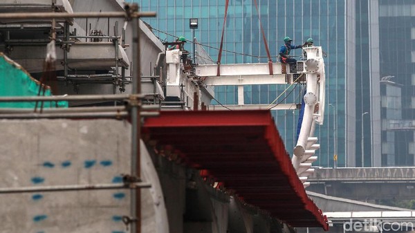 Proyek LRT Jabodebek Sentuh Angka 67%