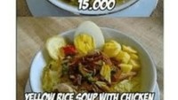 Para netizen yang kreatif kerap membuat meme dengan menggunakan makanan. Kali ini soto yang menjadi ide meme menggelitik.  Foto: istimewa