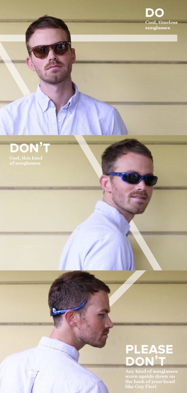  Biar terlihat semakin kece dan keren, pilih kaca mata hitam yang sesuai dengan wajahmu ya.. Jangan memakai kacamata anak-anak apalagi memakai kaca mata di belakang kepala. Foto: dok. jessicasaia