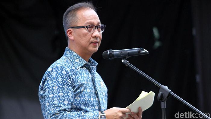 Agus Gumiwang Kartasasmita Menperin Agus Gumiwang Kartasasmita membuka pameran IIMS Motobike Expo 2019 di Istora Senayan, Jakarta, Jumat (29/11/2019).