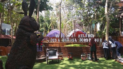 Foto: Belajar Bahasa Inggris Sambil Liburan Dekat Candi Borobudur