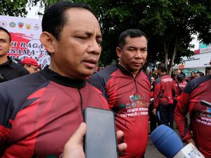 Anies hingga Kapolda Ikut Olahraga Bersama TNI-Polri