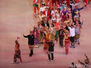 Pesan Keberagaman dari Kontingen Indonesia di Pembukaan SEA Games