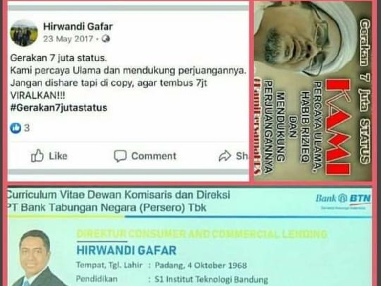 Kementerian BUMN Tepis Tuduhan Viral Direktur BTN Terpapar Radikalisme Kementerian BUMN Tepis Tuduhan Viral Direktur BTN Terpapar Radikalisme