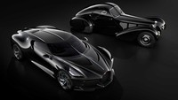 Edisi terbatas yang hanya dibuat sebanyak 20 unit ini memiliki kelir seperti Bugattis La Voiture Noire kental dengan nuansa hitamFoto: Pool (Autoevolution)
