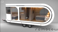 Dikutip autoevolution, perusahaan mobil Romotov yang sudah memproduksi mobil Caravan sejak 2012, kini memperkenalkan model terbaru yang menunjukkan Caravan juga bisa tampil keren dan modern. Foto: Pool (Autoevolution)