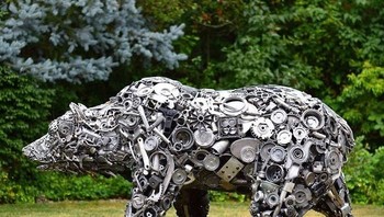 Skala karya seninya menyerupai bentuk asli. Foto: Bored Panda