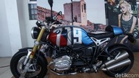 Salah satu motor yang dipamerkan adalah BMW R nineT.
