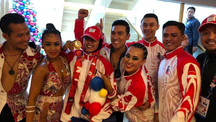 Indonesia dapat medali emas dari dance sport, tapi tak akan masuk hitungan perolehan medali (dok. istimewa) Indonesia dapat medali emas dari dance sport, tapi tak akan masuk hitungan perolehan medali (dok. istimewa)