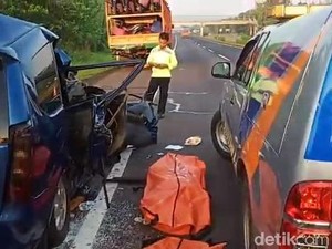 Terungkap, Sopir Avanza Pacu Kecepatan 100 Km di Jalur Lambat