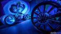 Beragam model motor yang pernah dibuat oleh builder legendaris dipamerkan untuk memberi kesempatan pengunjung melihat langsung.