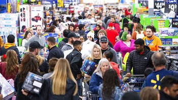 Warga Amerika Serikat dan sejumlah negara seperti Inggris merayakan Black Friday. Tapi asal muasalnya memang dari AS. Foto: AP