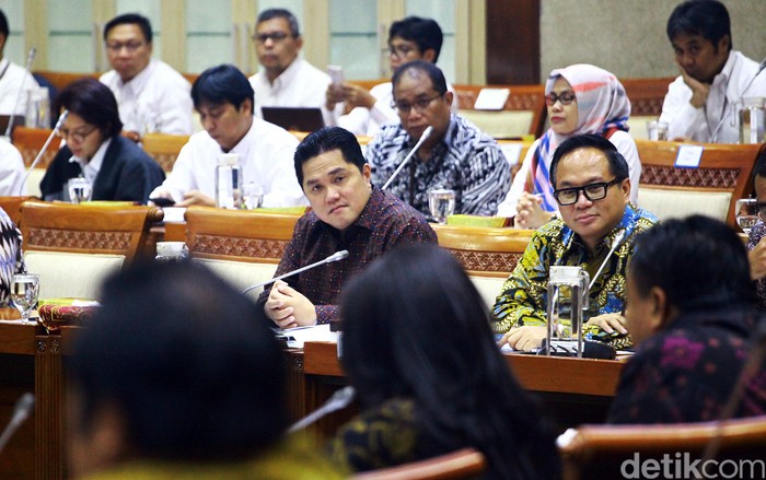 Akhirnya Menteri Bumn Rapat Bareng Dpr Lagi Foto 2 