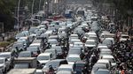 Potret Kemacetan di Kawasan Gambir Usai Reuni 212