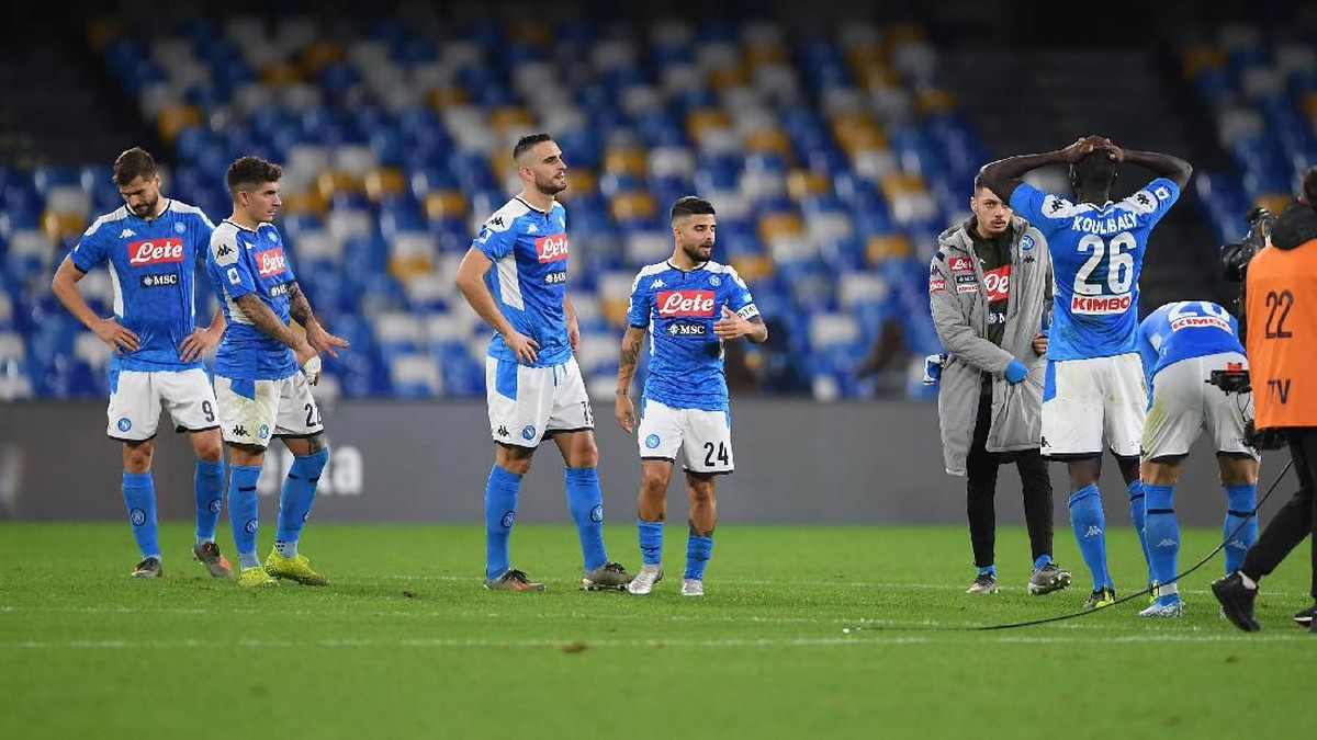 Jeblok di Liga Italia, Napoli justru dapat hasil bagus di Liga Champions (Foto: Francesco Pecoraro/Getty Images)