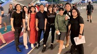 Ashanty dan Anang Hermansyah menyaksikan konser U2 pada akhir pekan lalu. Dok. Instagram/ashanty_ash