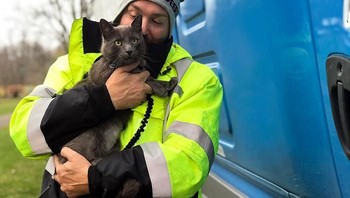 Matthew pun bereuni kembali dengan Ashes yang membuatnya berlinang air mata. Foto: Bored Panda