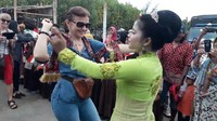 Dua objek wisata di Brebes mereka dikunjungi adalah hutan wisata Dewi Mangrove Sari di Desa Kaliwlingi dan Pulau Hantu di Dukuh Sigempol Desa Randusanga Kulon Kecamatan Brebes. ( Imam Suripto/detikcom)