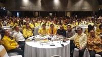 Seperti diketahui, pendaftaran bakal calon (balon) ketua umum (ketum) Partai Golkar resmi ditutup. Pool/Golkar.