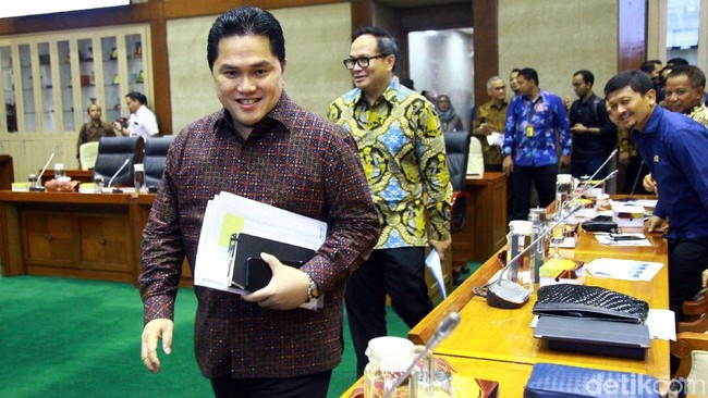 Erick Thohir Ancam Copot Bos Garuda soal Harley, Izin Usaha Jualan Online