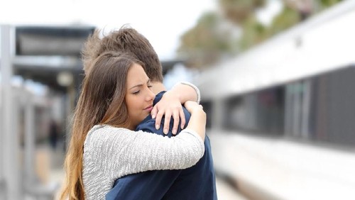 Focused man and woman sit on couch using laptop taking care of financial bills, husband and wife manage bank documents, reading regulations online, upset couple consider received papers