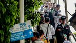 Begini Suasana Stasiun Juanda yang Dipadati Massa Reuni 212