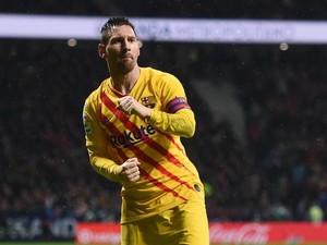 Atletico Madrid Vs Barcelona: Gol Messi Beri Barca Kemenangan 1-0
