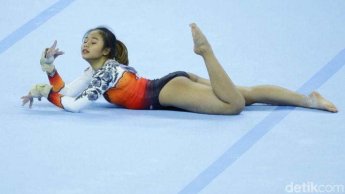 Rifda Iranulutfi meraih perak SEA Games 2019. (Grandyos Zafna/detikSport) Rifda Iranulutfi meraih perak SEA Games 2019. (Grandyos Zafna/detikSport)