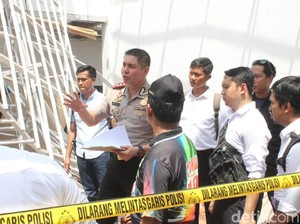Polisi Selidiki Penyebab Ambruknya Atap Kantor Kecamatan di Jember