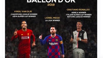 Tentu ada pro kontra. Netizen ini merasa Virgil Van Dijk lebih berhak meraih Ballon dOr ketimbang Messi. Foto: istimewa