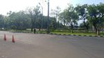 Penampakan Lokasi Ledakan di Monas