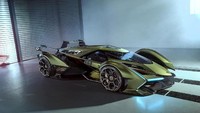 Lamborghini memperlihatkan virtual konsep Lambo V12 Vision Gran Turismo, dengan mengusung Sian Hybrid System. Foto: Istimewa